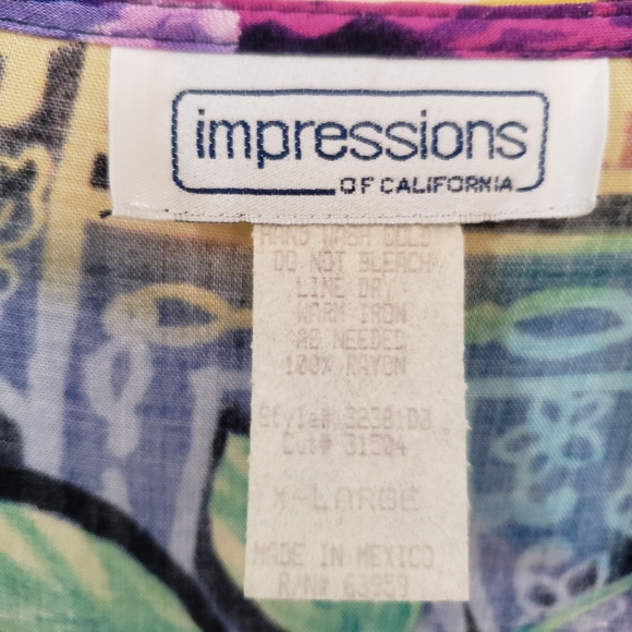 Impressions of California Vintage romper size Large - Picture 6 of 7